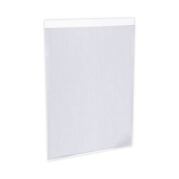 Wall Mount Sign Holder, 8 1/2" X 11", Vertical, Clear | Bundle of 2 Packs