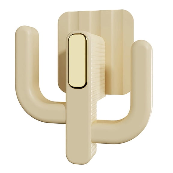 Wall Mount Slippers Rack Hanging Shelf Shoes Holder Shoes Organizer Household Multifunctional Door Shoe Hangers for Entryway Home Bathroom Yellow