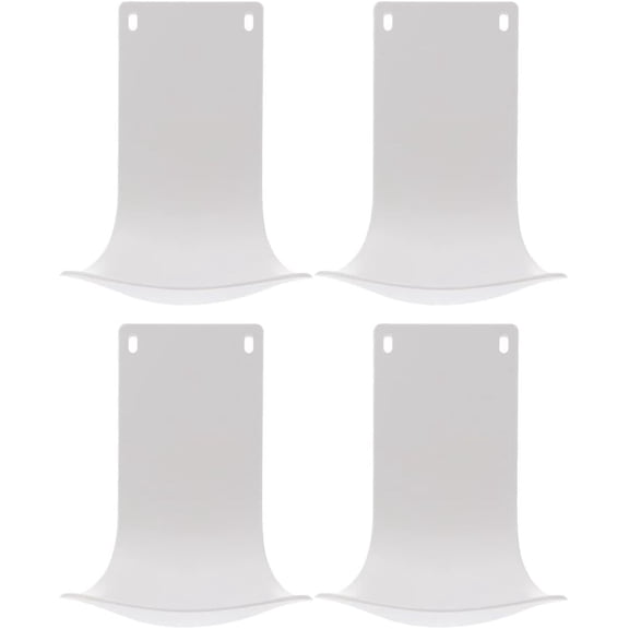 Wall Mount Soap Dispenser Drip Tray Holder for Bathroom Kitchen Laundry Catcher 4 Pack