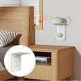 thumbnail image 1 of Wall Mount Socket Holder with Storage Shelf, Non Perforated Design for Power Strips and Phone Charging, Organize Cords and Small Items for Bedroom, Living Room, Kitchen, Dorm, and Office Use, 1 of 9