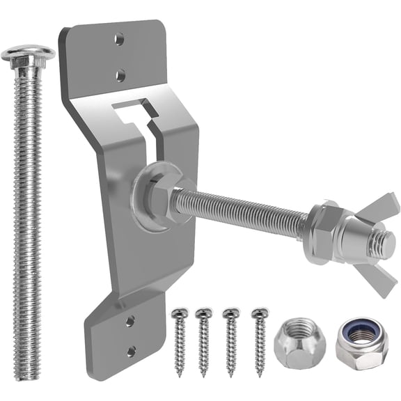 Wall Mount Spare  Carrier Mount for Trailer,Spare  Carrier Bracket for Enclosed Trailer Accessories Spare  Holder for Trailer, Wheel Bracket Rack for Enclosed (Silvery)