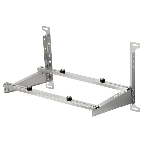 Wall Mount Stand for Mini Split Ductless Air Conditioner Heat Pump System, Sturdy Stainless Steel Bracket w/Dual Cross-Bars, Support Condenser up to lbs (7,000 - 24,000 BTU) Max. Support 550 lbs