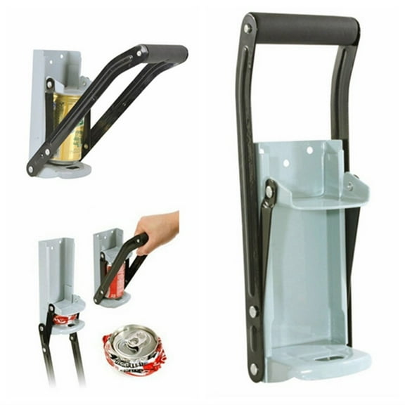 Wall Mount Steel Manual Can Crusher