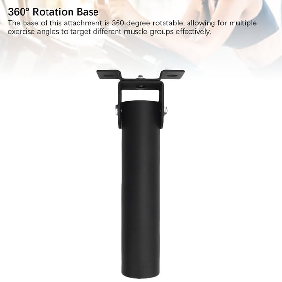 Wall Mount T Bar Row Attachment 360 Degree Rotation Base Multi Angle Exercise T Bar Row Platform Attachment