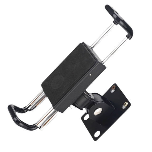 Wall Mount Tablet Holder Adjustable Horizontal/Vertical Arm Metal Wall Stand for Kitchen Bedroom Tablet Devices