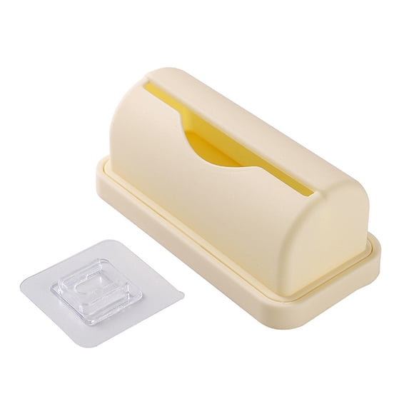 Wall Mount Trash Bag Dispenser Storage Organizer Box for Kitchen Bathroom Under Sink Cabinet 1-Pack