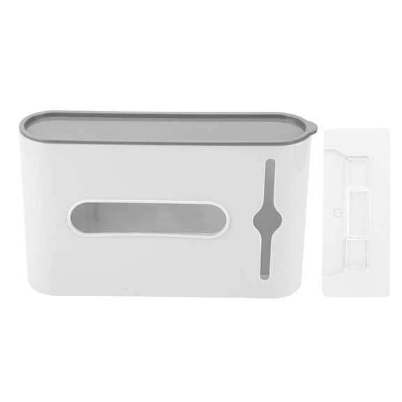 Wall Mount Trash Bags Holder, Space Saver For Your Home, Easy To Use Large Capacity Garbage Bag Organizer With Visible Window, Durable Plastic And Abs For Long-lasting Performance