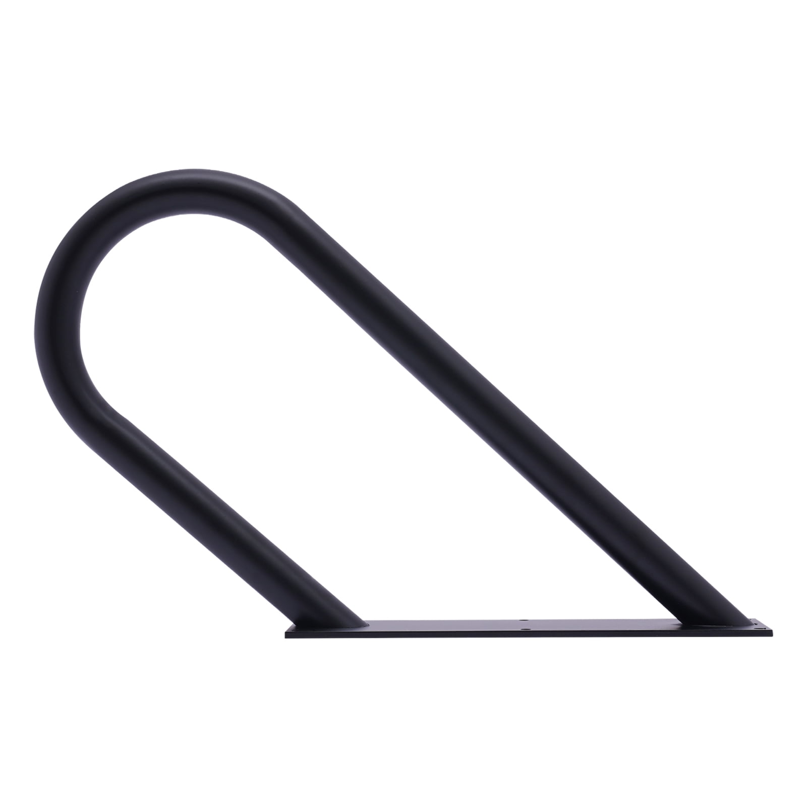 Wall Mount U shaped Handrail Outdoor Handrail Garage Railing Black ...