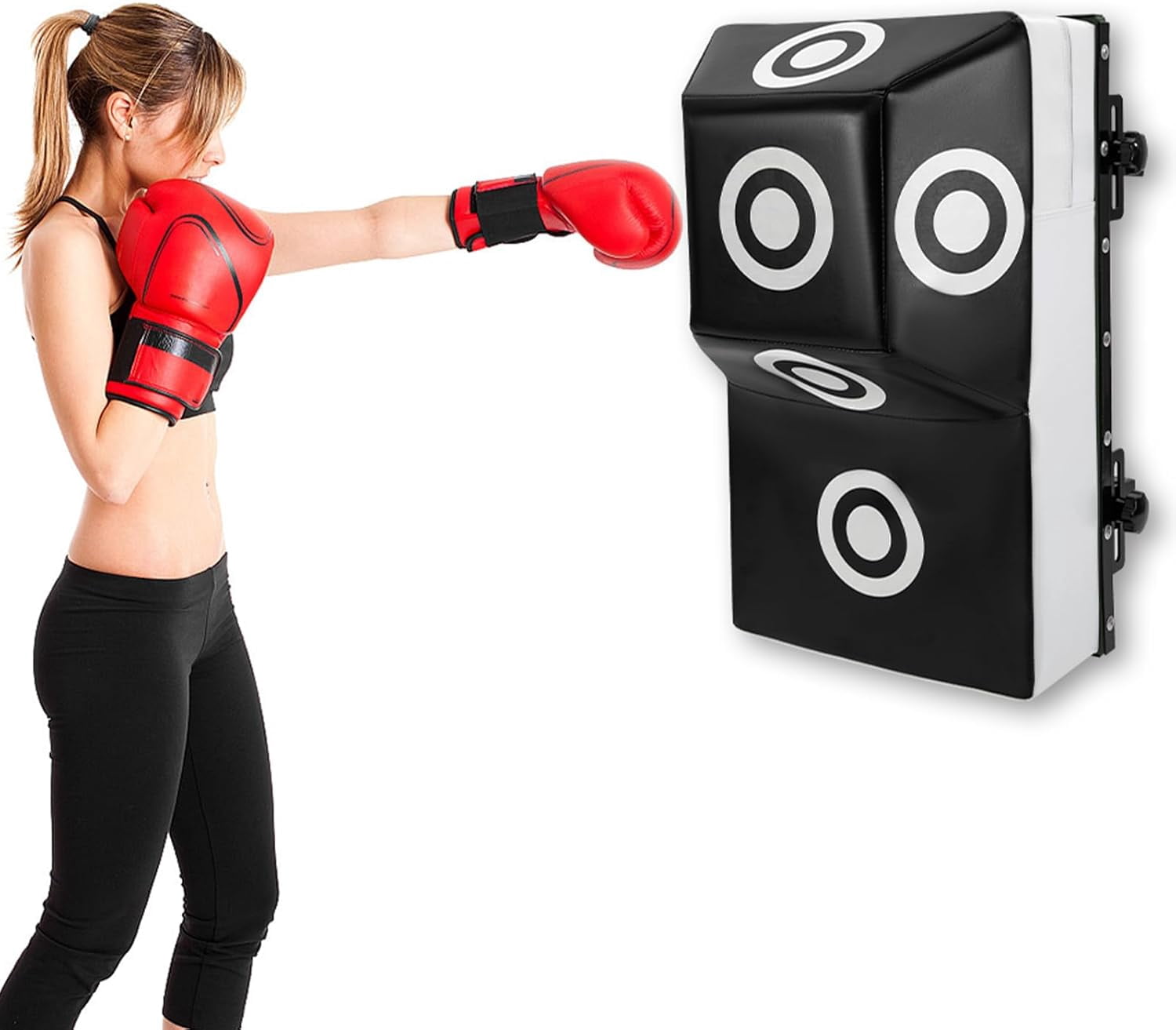 Adjustable Height Punching Bag Wall Mounted Uppercut Boxing Bag ...