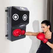 Wall Mount Uppercut with Hook Punching Bag for Boxing & MMA Training Bag Black