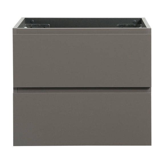 Wall-Mount Vanity Cabinet | Bathroom Use with Large Storage | Quiet, Durable and Space-Saving Solution