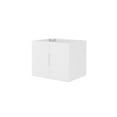 thumbnail image 1 of Wall Mount Vanity Cabinet (Sink not included), White, Wood, Hotel Bedroom Bathroom, Modern Contemporary HB33522, 1 of 8