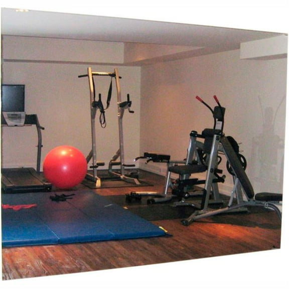 Wall Mount, Vertical Ultra-Safe Glassless Mirror - 48 x 96 in.