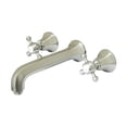 thumbnail image 1 of Wall Mount Vessel Sink Faucet - Satin Nickel Finish, 1 of 1