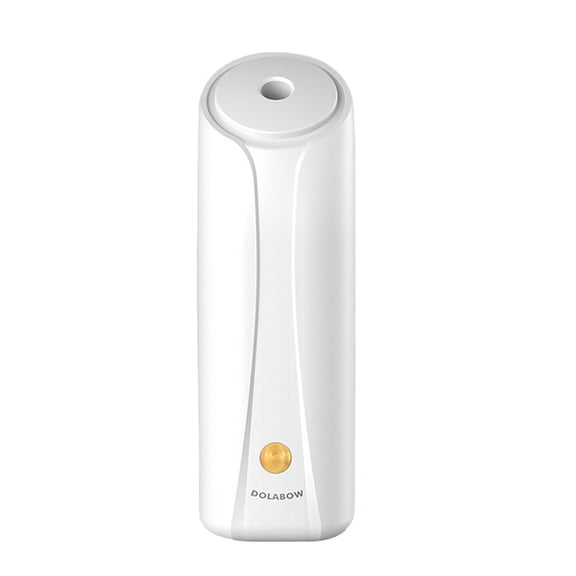 Wall Mount Waterless Essential Oil Diffuser with 50ml Bottle and 3-Level Timer, Cylindrical USB Scent Machine for Home and Office, Jasmine, White
