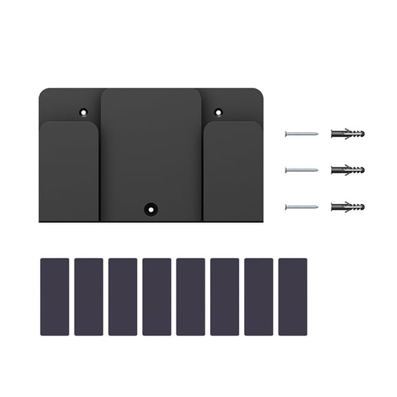 Wall Mount for Laptop Tablet Keyboards 2 Layer Metal Wall Shelf for 2 Devices with Thickness < 4cm