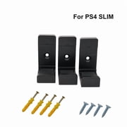 Wall Mount for PS-4 Slim, Near or Behind TV, Space Saving,Customized to Perfectly Fit PlayStation4 Slim