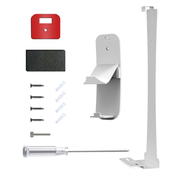 Wall Mount for Slim Mount The Console on Wall Near or Behind TV Holder for Controller & Headset