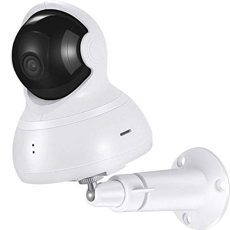 Wall Mount for YI Dome Camera and YI Cloud Home Camera, 360 Degree Adjustable Security Bracket Holder for YI Cam (Camera Not Included) (White)