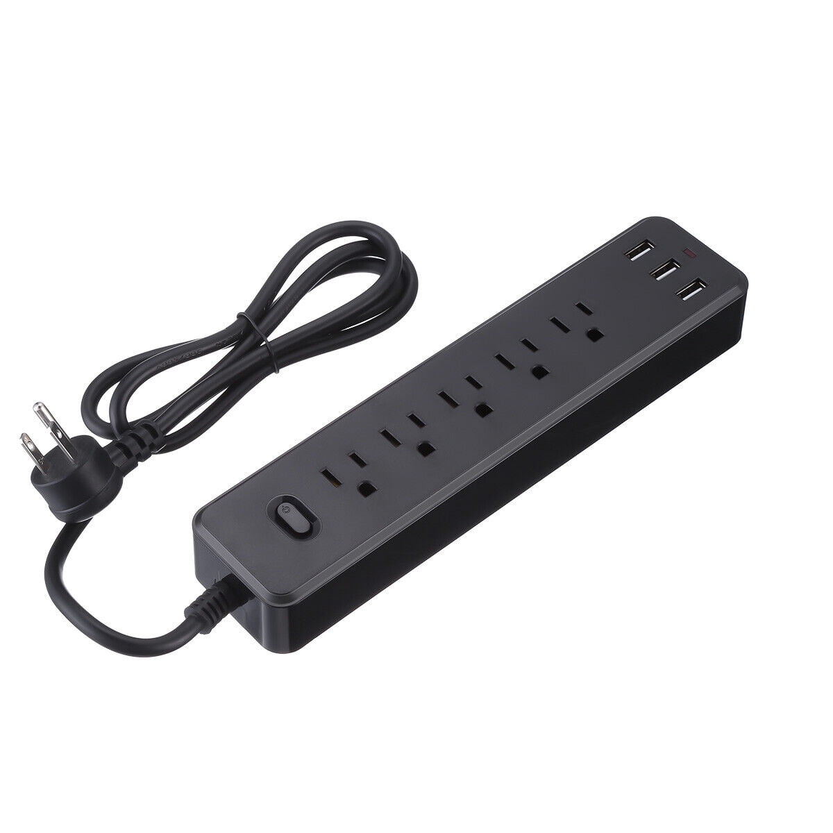 Wall Mountable Surge Protector Power Strip Tower with 3 USB Ports 5