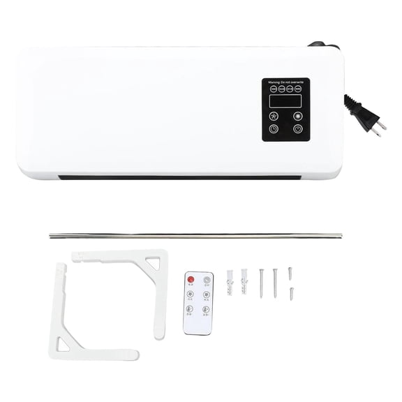 Wall Mounted AC Heating & Cooling Smart Climate Control 1500W Tool no fee Installation Compatible for Baby Room, Kitchen, Dorm, Small Apartments