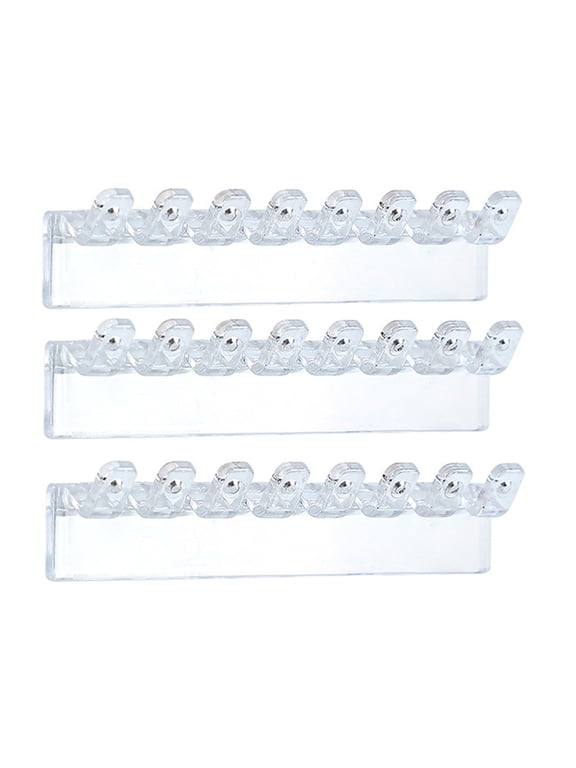 Clear Necklace Organizers Hangings Plastic Necklace Earrings Holder Wall Organizers For Bracelets Rings And Earrings