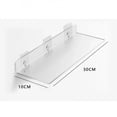 thumbnail image 1 of Wall Mounted Acrylic Storage Rack No Punching Floating Shelf Clear Thick Display Stick Bathroom Kitchen Bathroom Organizer, 1 of 9