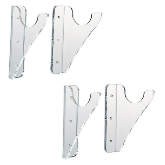 Wall Mounted Acrylic Swords Rack Functional Swords Wall Shelf Acrylic Display for Organized Light Sabers Storage