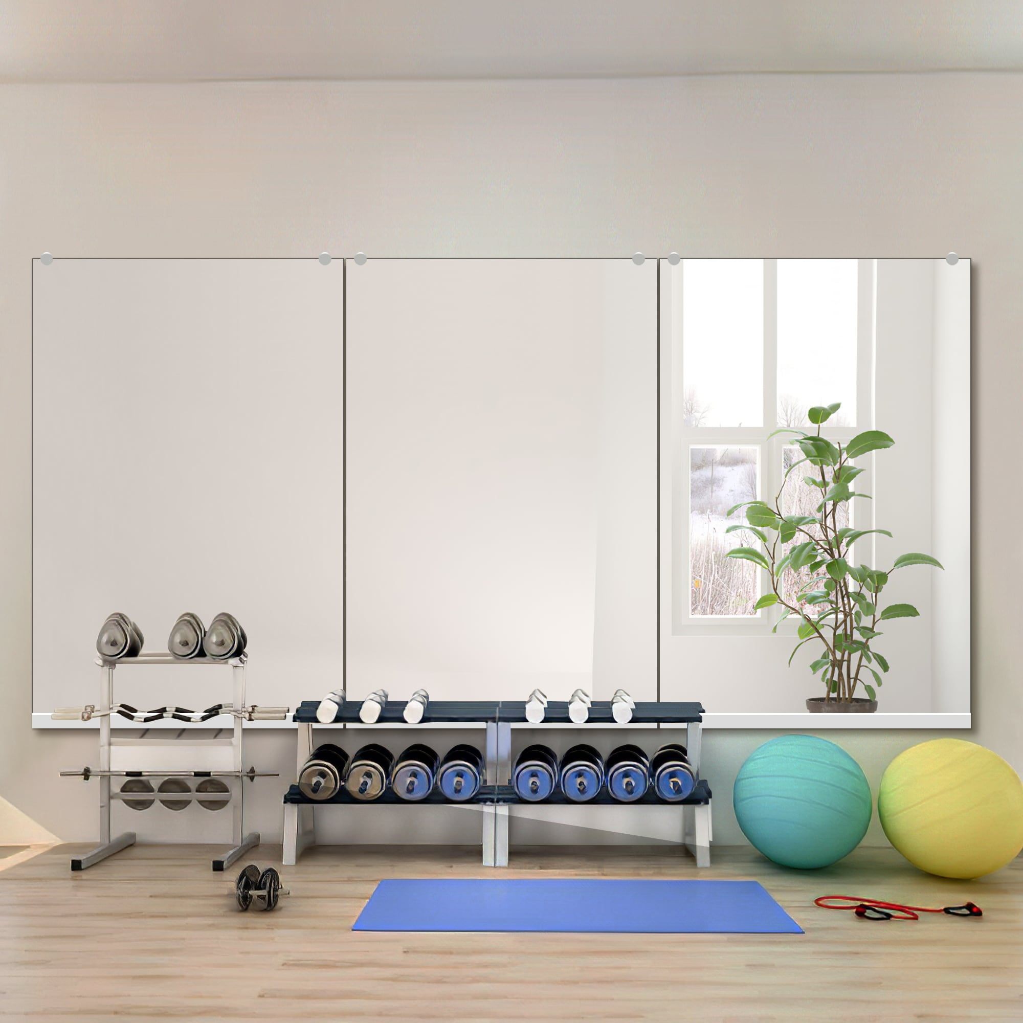 Mirror for home gym home depot sale