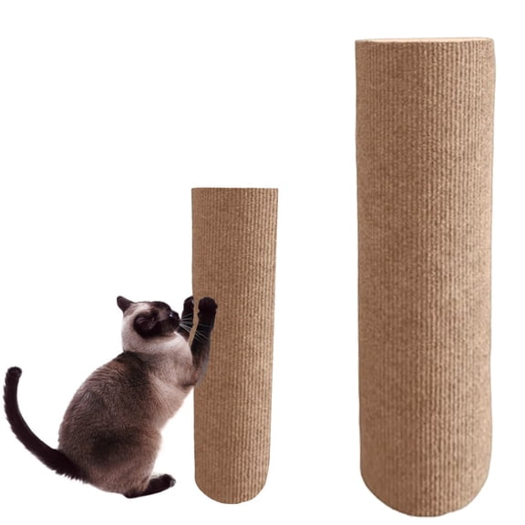 Wall Mounted Adhesive Cat Scratching Post Stick Climbing Frame Pet Scratcher Furniture Protector for Indoor Cats