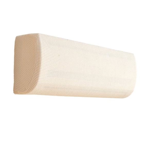 Wall Mounted Air Conditioner Dust Cover, Waterproof Plastic Material, Elastic Edge Stretch Fit, Dustproof Moisture-Proof, Foldable Easy Storage, Living Room Bedroom AC Protective Cover