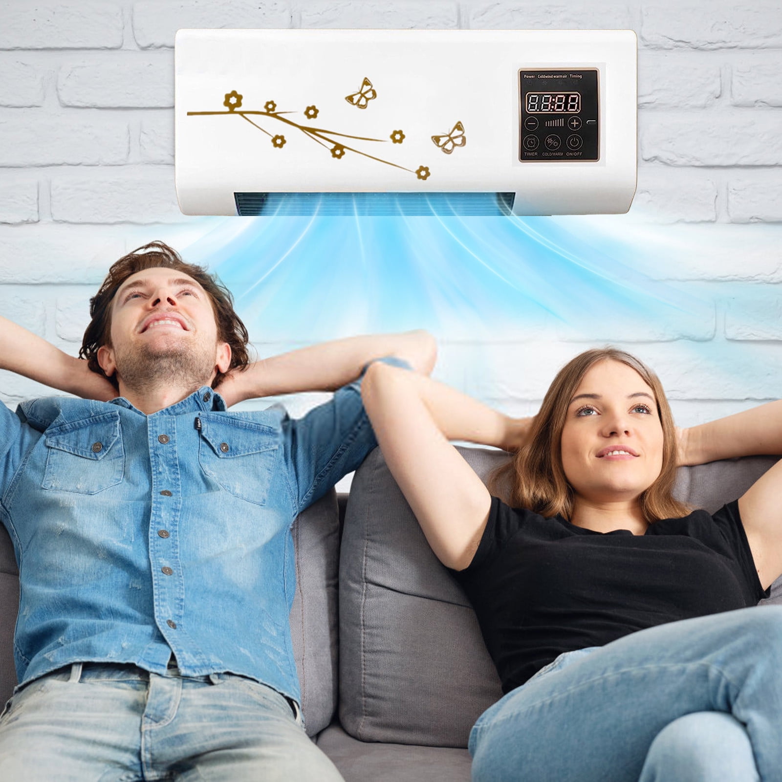 Wall Mounted Air Conditioner Heater Portable Smart Air Conditioner ...