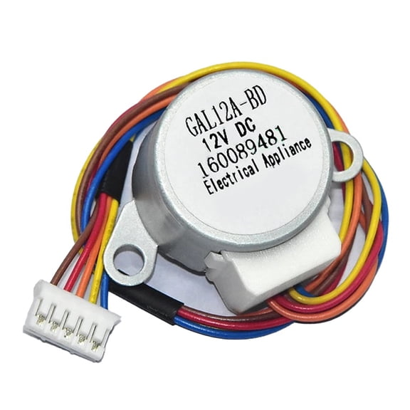 Wall Mounted Air Conditioner Swing Blade Stepper Motor Metal Construction Quiet Operation 12V Voltage For Galanz Models
