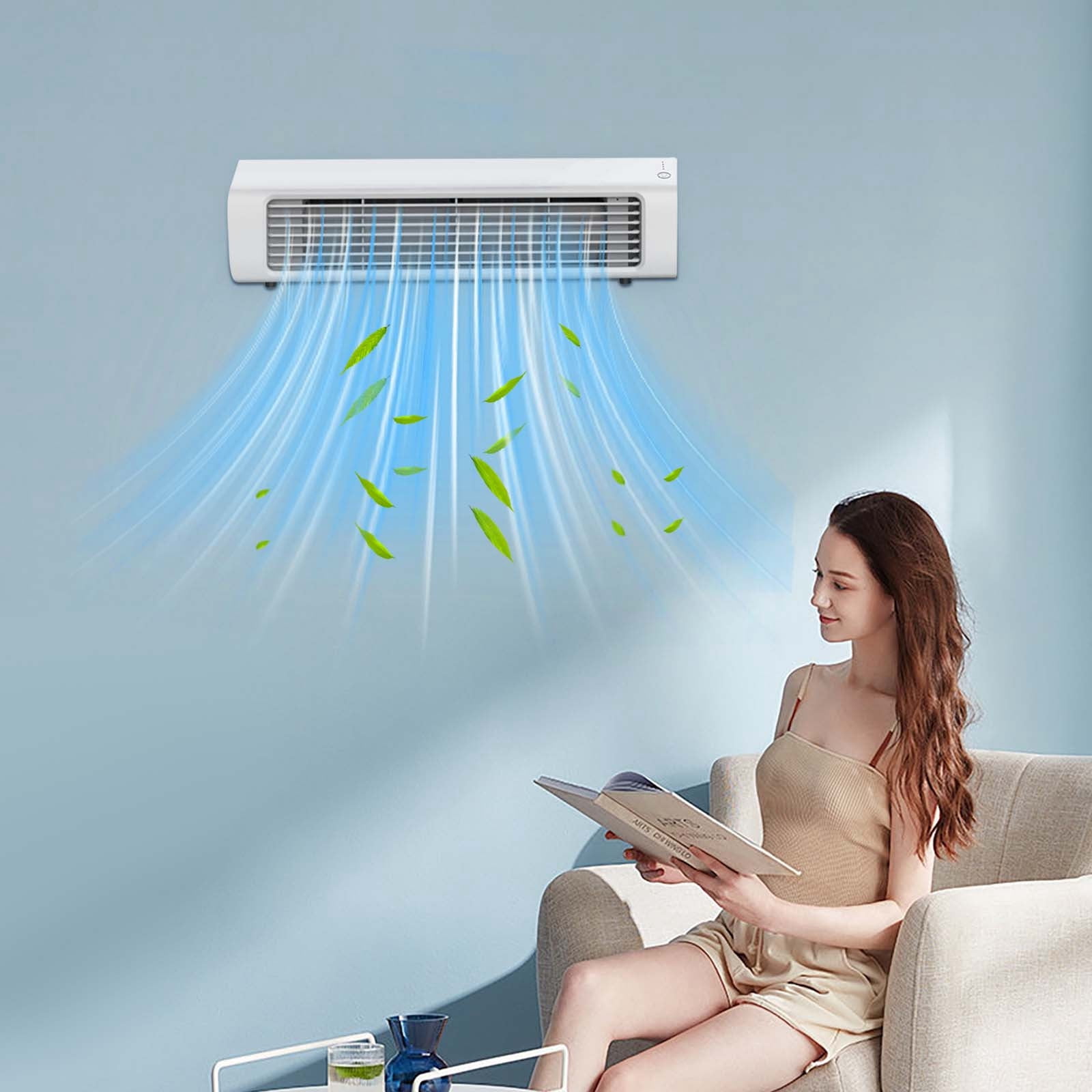 Wall Mounted Air Conditioner Wireless Charging Air Conditioner Portable ...
