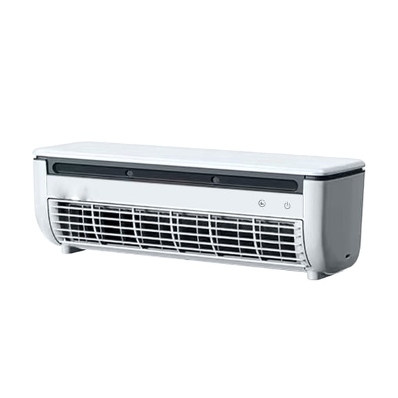 Wall Mounted Air Conditioning Fan, High Power Remote Control Cooler, Space Saving Kitchen Cooling Device, Fast Cooling 3D Air Flow for Home Use