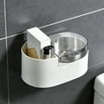thumbnail image 1 of Wall Mounted Ashtray with Lid and Removable Stainless Steel Liner for Indoor Outdoor Use, Home Office Bathroom Kitchen Patio Smoking Accessories, Durable Smokers Ashtray with Secure Lid, 1 of 6