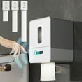 thumbnail image 1 of Wall Mounted Automatic Paper Towel Dispenser | Intelligent Sensor Induction | Hands-Free Operation | Adjustable Output | LED Night Light | Sealed Compartment | Easy No-Drill Install, 1 of 9