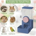 thumbnail image 1 of Wall Mounted Automatic Pet Feeder & Water Dispenser, Hanging Cage Food Water Feeder for Hamsters, Rabbits, Kittens, Puppy and Small Dogs, Blue, 1 of 6