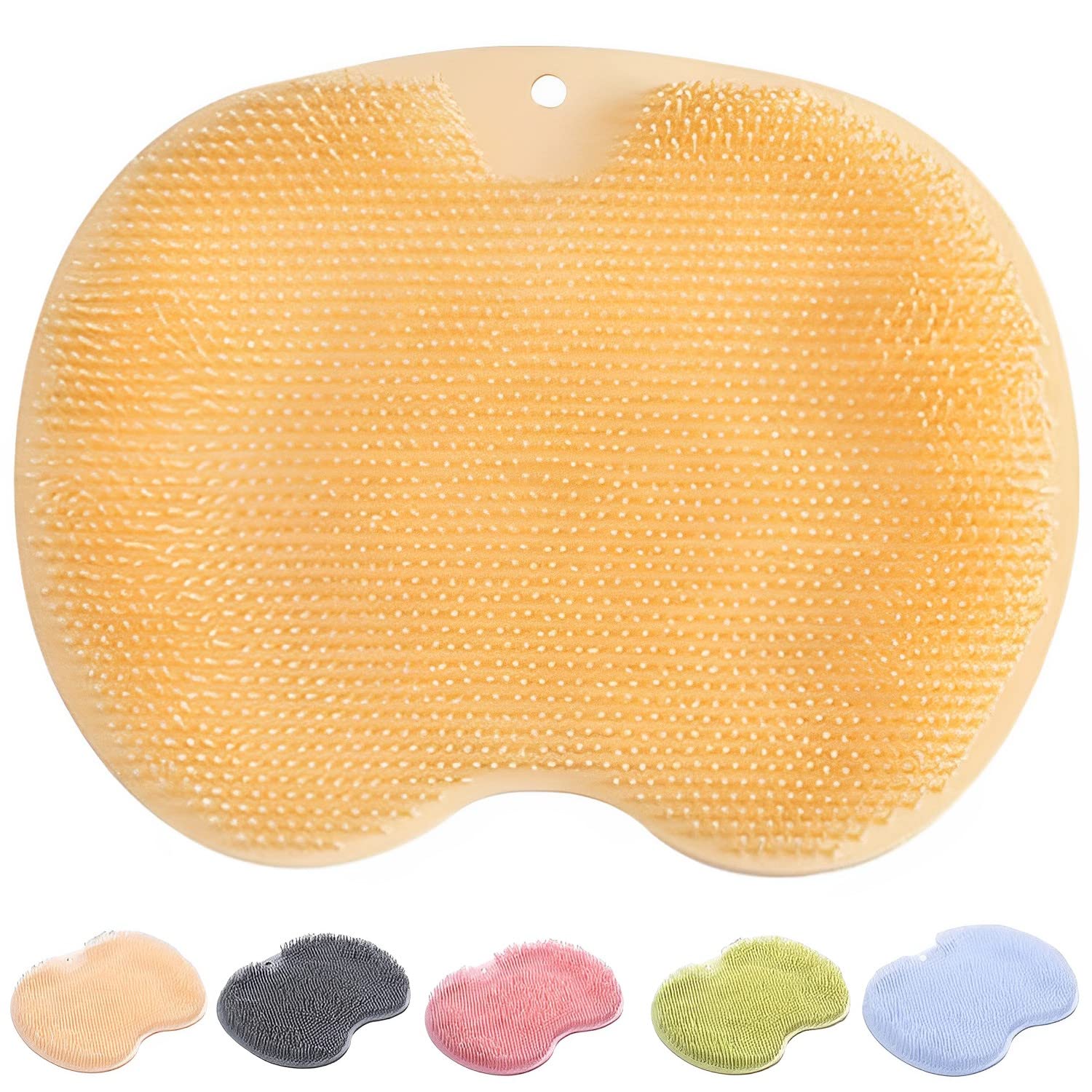 Wall Mounted Back Scrubber, Shower Foot & Back Scrubber, Massage Pad