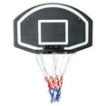 thumbnail image 1 of Wall-Mounted Basketball Hoop - 28.5" Shatterproof Backboard with Folding Rim, Indoor/Outdoor Use (27.74"W X 15.91"H X 3"D), 1 of 9