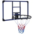 thumbnail image 1 of Wall-Mounted Basketball Hoop, 35 x 24 Inches Shatterproof Back, Folding Hoop, Durable Hoop and All-Weather Mesh For Indoor And Outdoor Use, 1 of 4