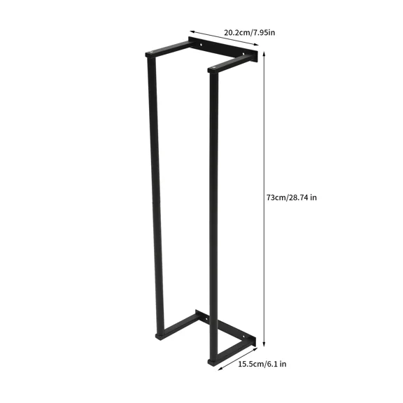 Wall Mounted Bath Towel Holder Bathroom Storage Towels Organizer Stainless Steel