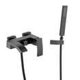 thumbnail image 1 of Wall Mounted Bathroom Bathtub Faucet with Hand Shower, Single Handle Tub Filler, 1 of 5