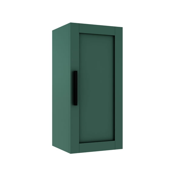 Flexible Design, High-Quality Particle Board - Green Wall-Mounted Bathroom Vanity Side Cabinet