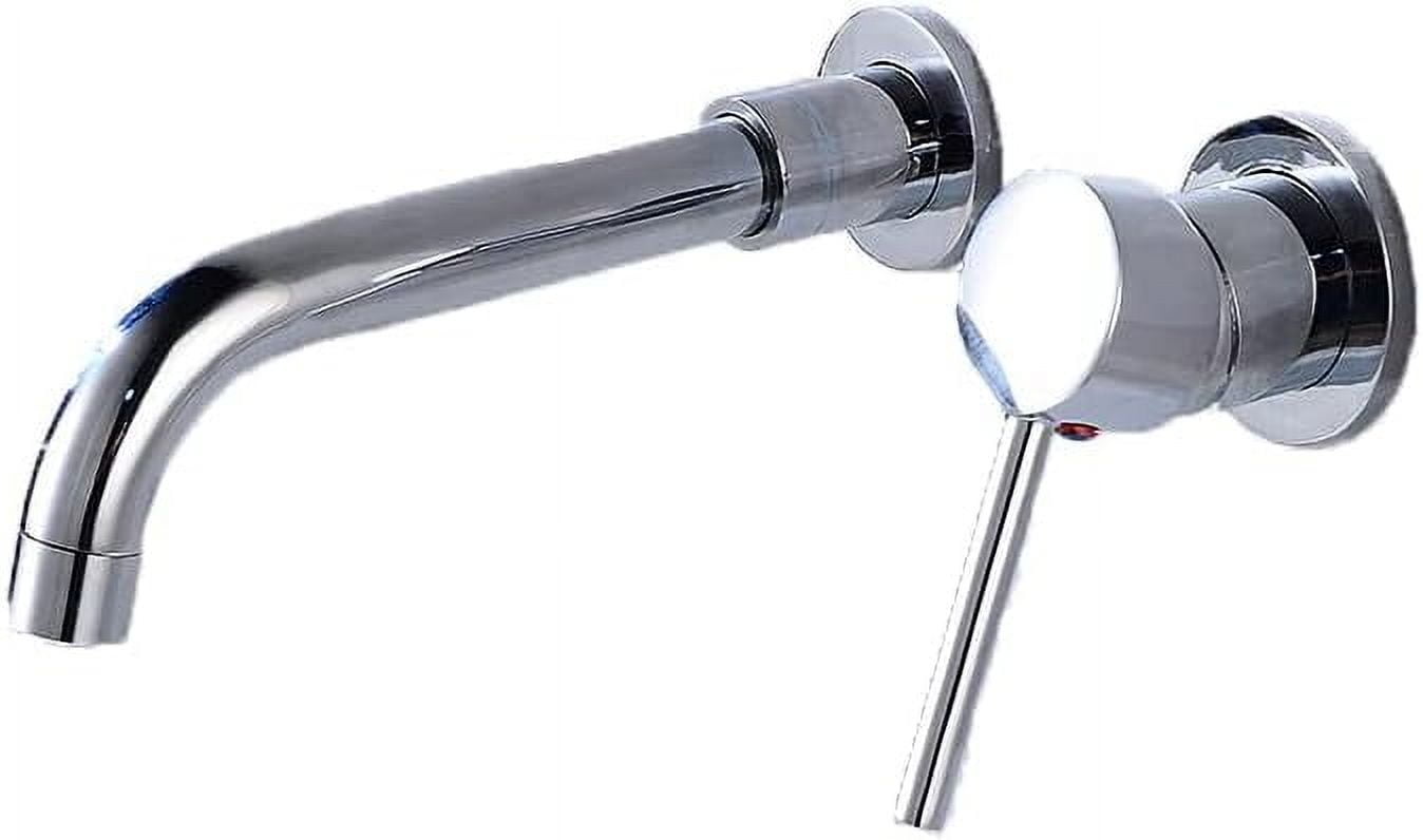 Tap Rotating Handle Wall Mounted Bathroom Faucet,Basin Tap with 360 Degrees Rotating Spout ...
