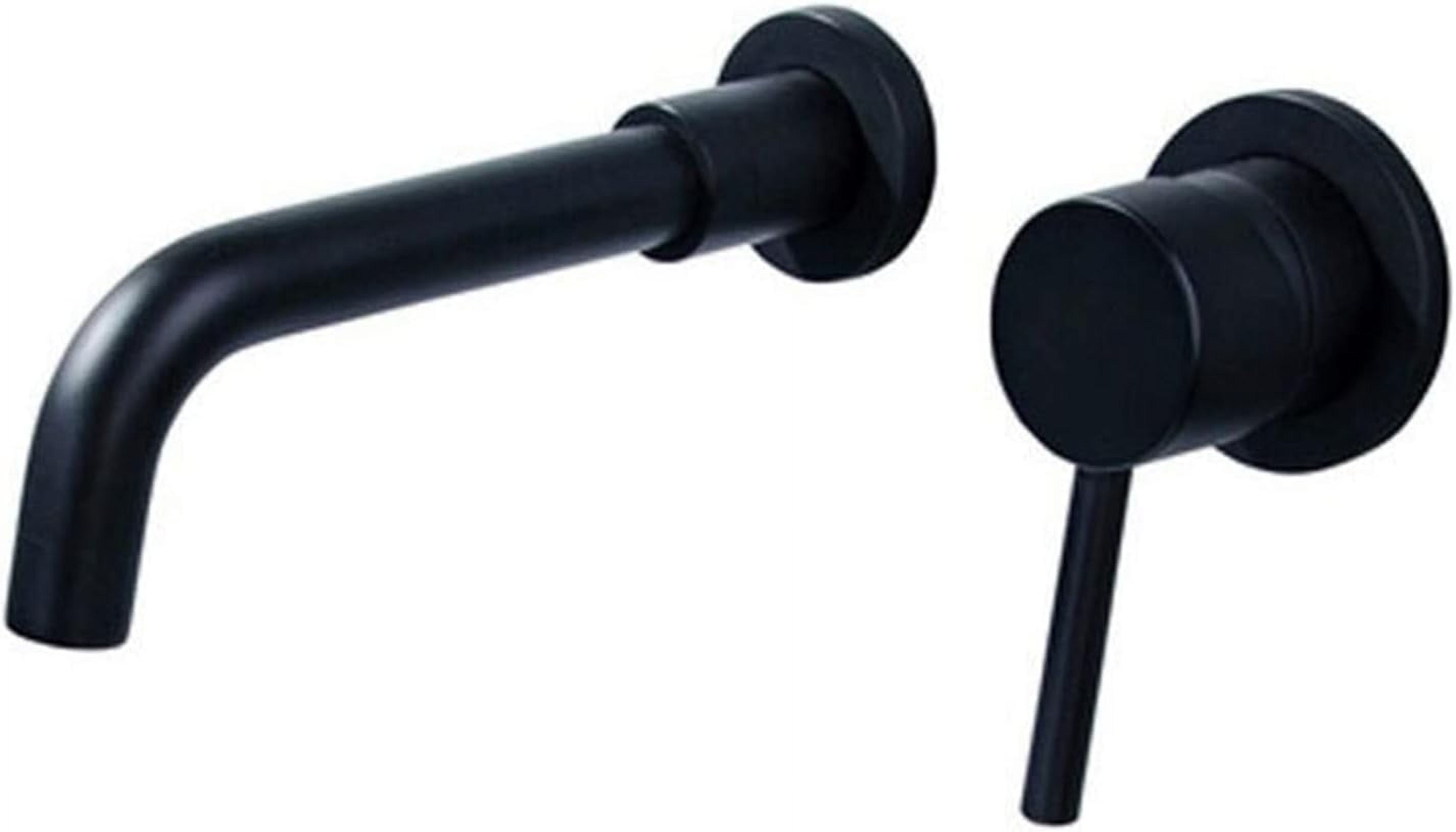 Wall Mounted Bathroom Faucet, Solid Brass, 360 Swivel Spout Sink Faucet, Single Handle Wall ...