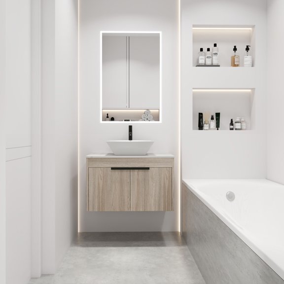 Wall Mounted Bathroom Set - Durable Construction - Bathroom Upgrade - Long-term Use