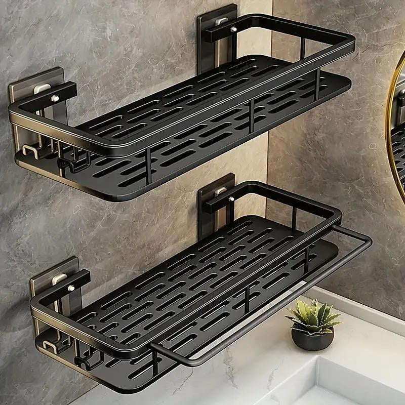 Wall Mounted Bathroom Shelf, 1 Count Modern Rustproof Stainless Steel ...