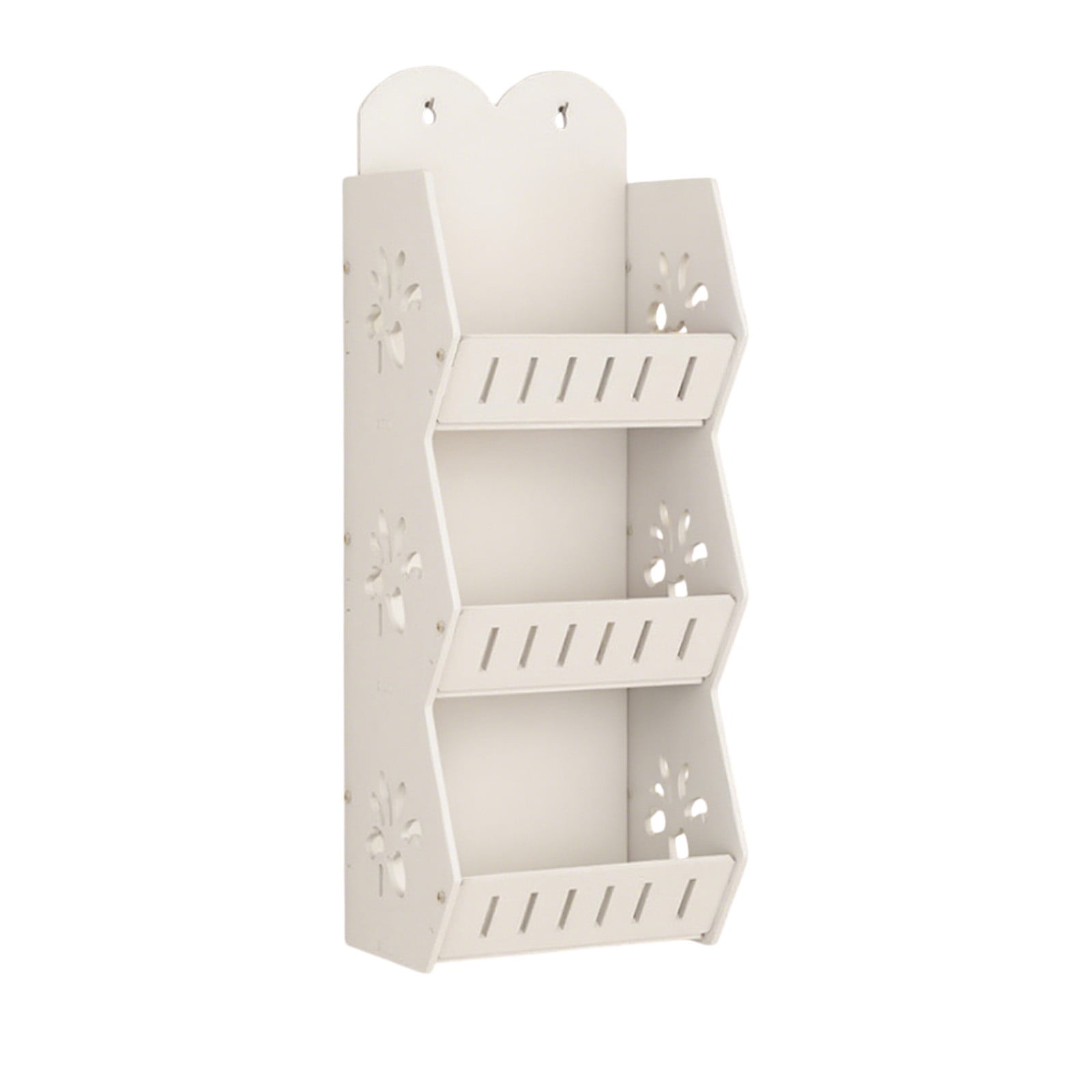 Wall Mounted Bathroom Storage Rack, 3 Tier Synthetic Sheet Storage Rack ...