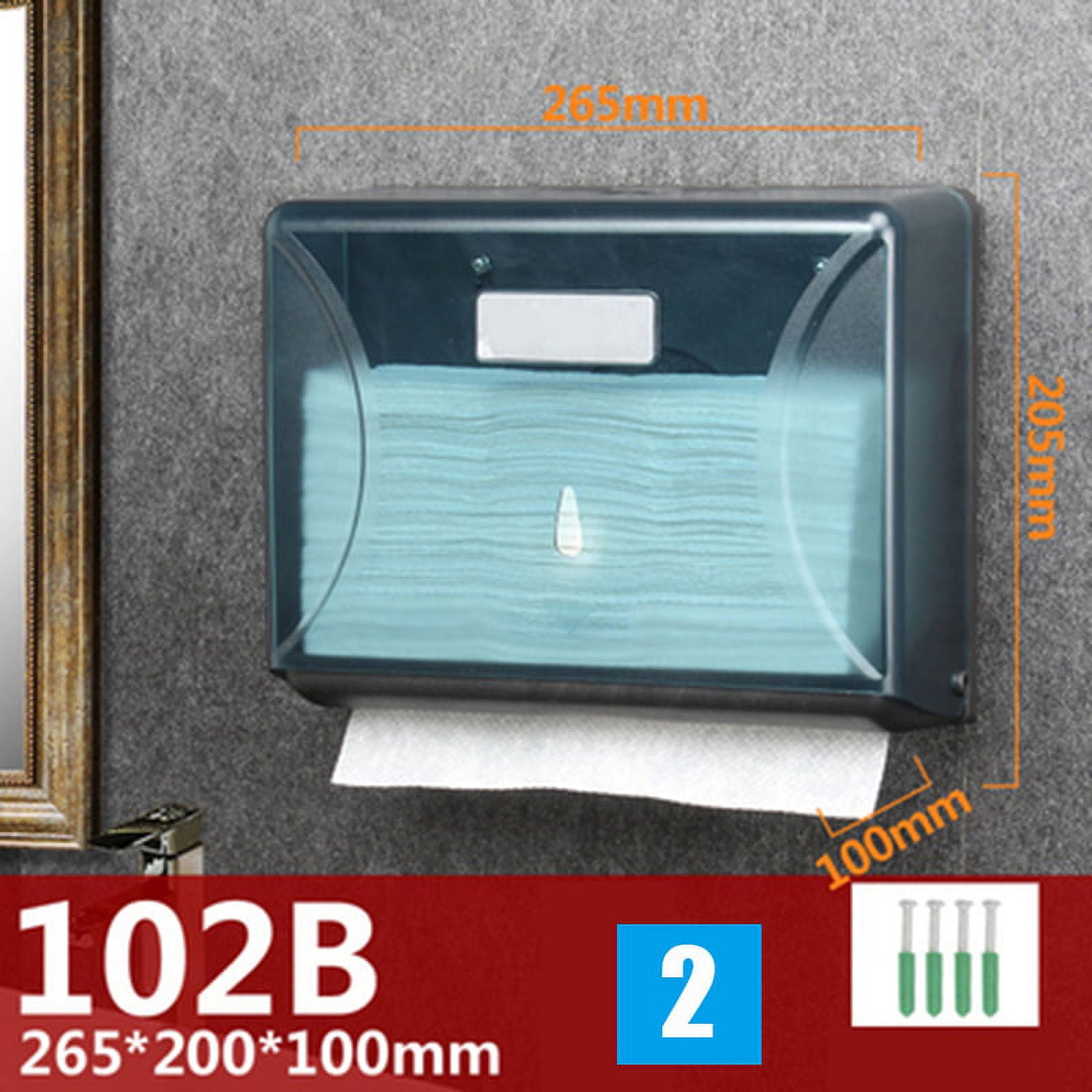 WallMounted Bathroom Tissue Dispenser Paper Towel Storage Box Holder